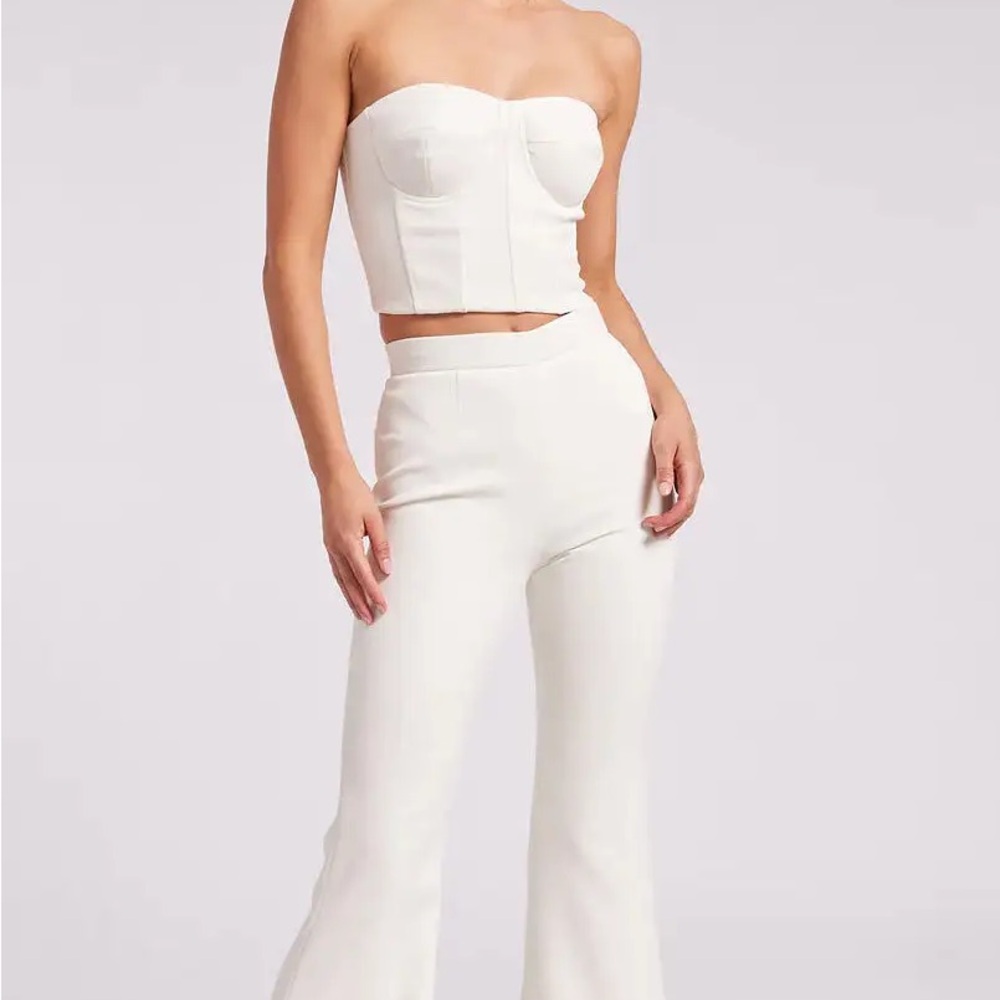 Generation Love White Wesley Crepe Pants